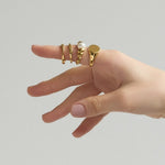 ciite' シーテ リング 【 金属アレルギー対応 】 モチーフリング サージカルステンレス