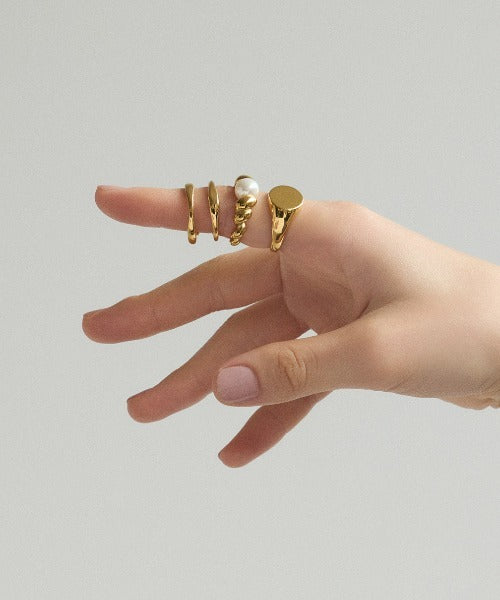 ciite' シーテ リング 【 金属アレルギー対応 】 モチーフリング サージカルステンレス