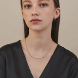 ciite' シーテ ネックレス 【 金属アレルギー対応 】 チェーン & パドロックネックレス 2セット