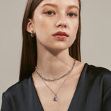 ciite' シーテ ネックレス 【 金属アレルギー対応 】 チェーン & パドロックネックレス 2セット