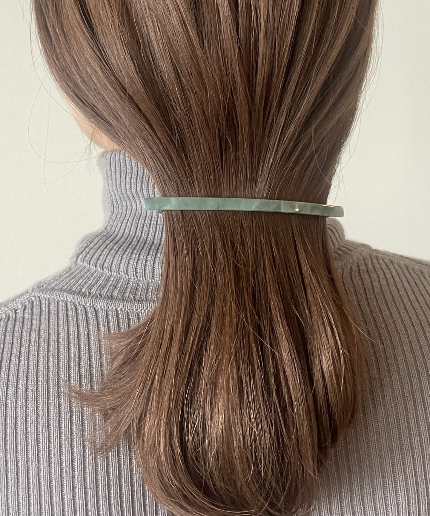 ciite' シーテ ヘアアクセサリー シンプリーバレッタ / simply barrette グリーン FREE