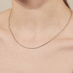 ciite' シーテ ネックレス 【 金属アレルギー対応 】 ツイストチェーンネックレス サージカルステンレス シルバー FREE