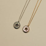 ciite' シーテ ネックレス 【 金属アレルギー対応 】 スターコインネックレス サージカルステンレス