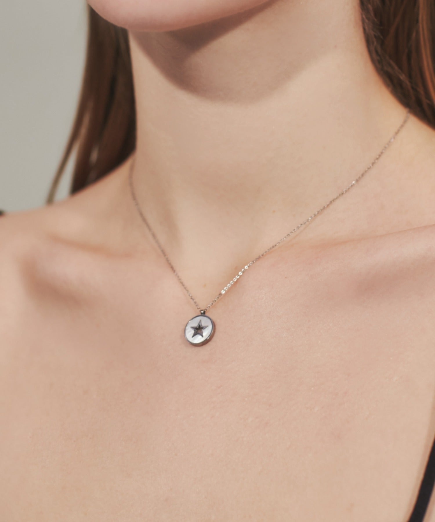 ciite' シーテ ネックレス 【 金属アレルギー対応 】 スターコインネックレス サージカルステンレス