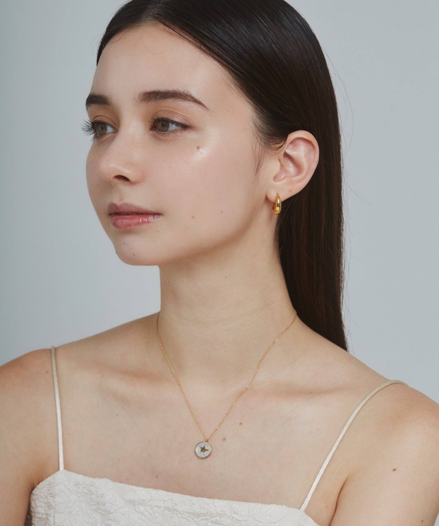 ciite' シーテ ネックレス 【 金属アレルギー対応 】 スターコインネックレス サージカルステンレス