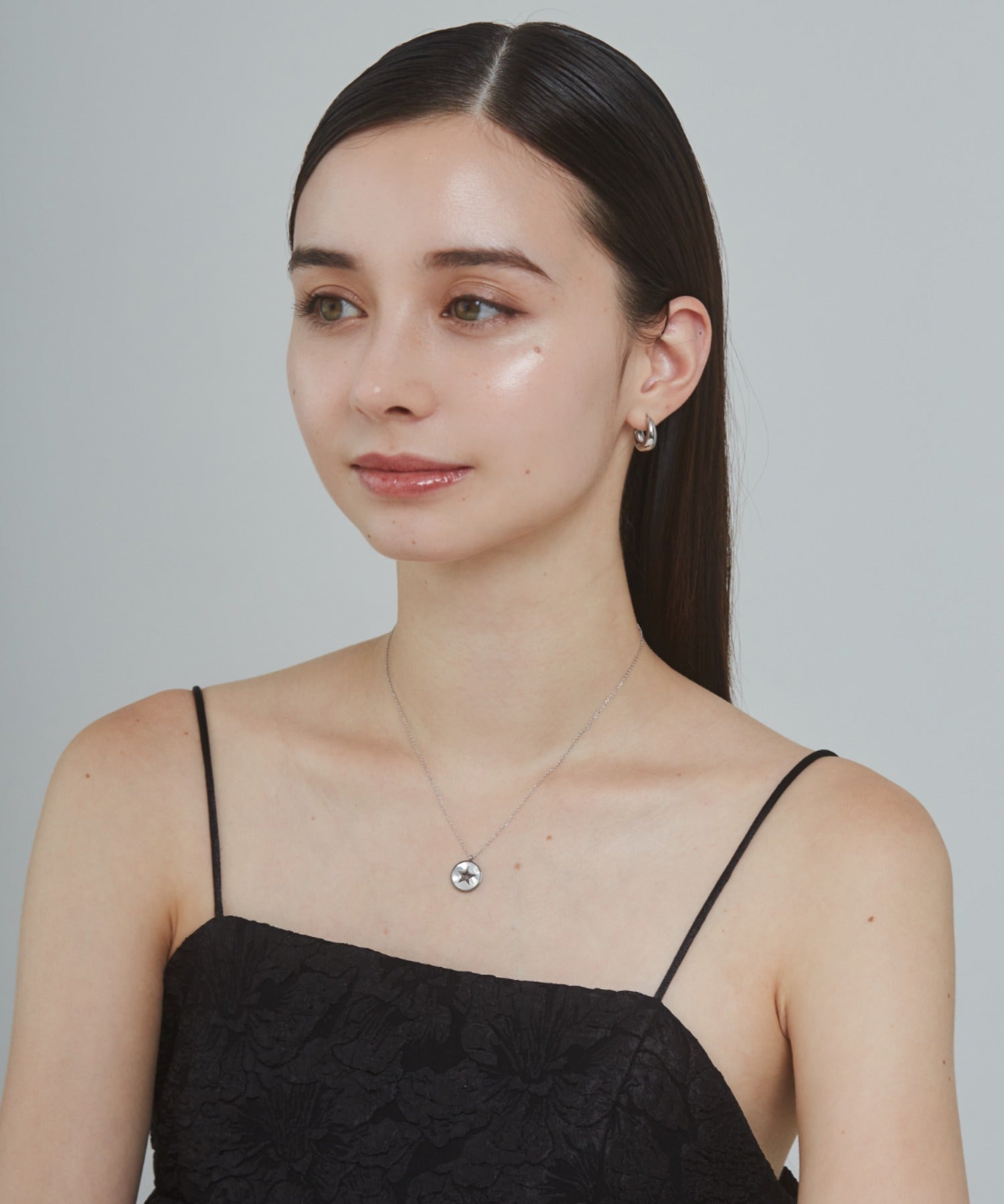 ciite' シーテ ネックレス 【 金属アレルギー対応 】 スターコインネックレス サージカルステンレス