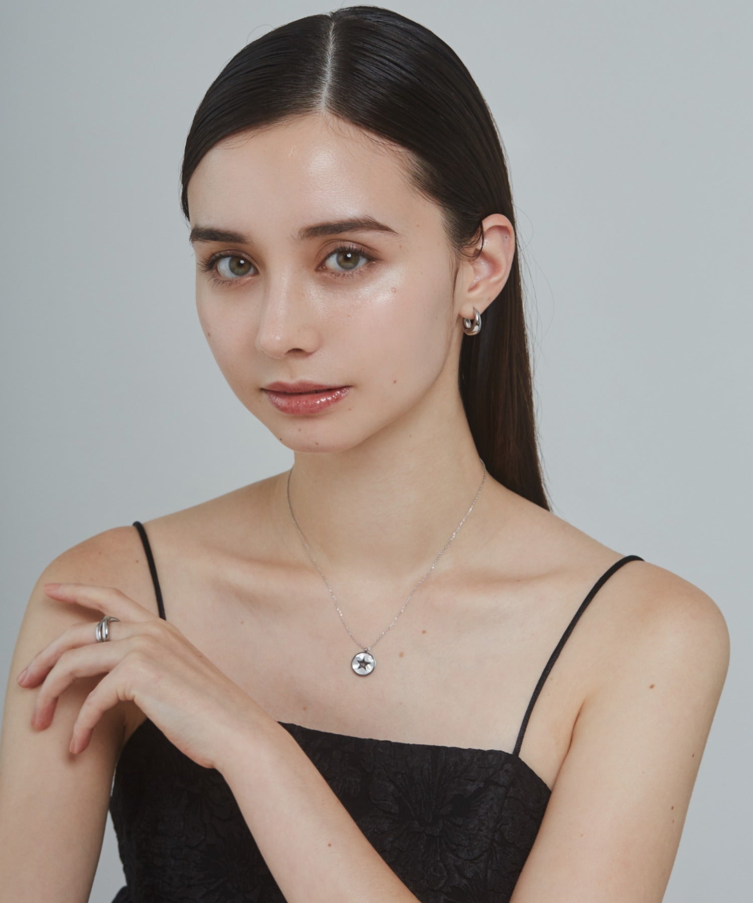 ciite' シーテ ネックレス 【 金属アレルギー対応 】 スターコインネックレス サージカルステンレス