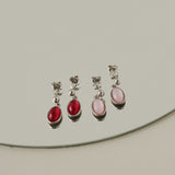 ciite' シーテ ピアス（両耳用） 【 金属アレルギー対応 】 オーバルカラーピアス サージカルステンレス (両耳用)