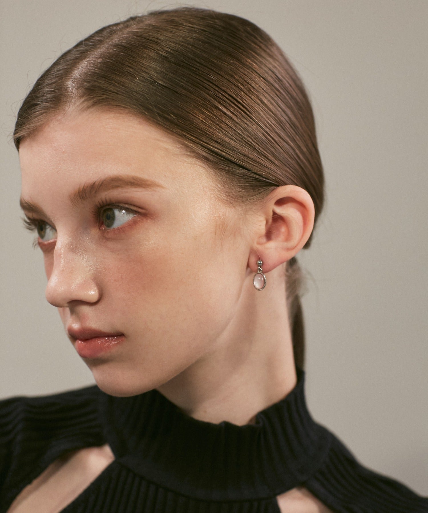 ciite' シーテ ピアス（両耳用） 【 金属アレルギー対応 】 オーバルカラーピアス サージカルステンレス (両耳用)