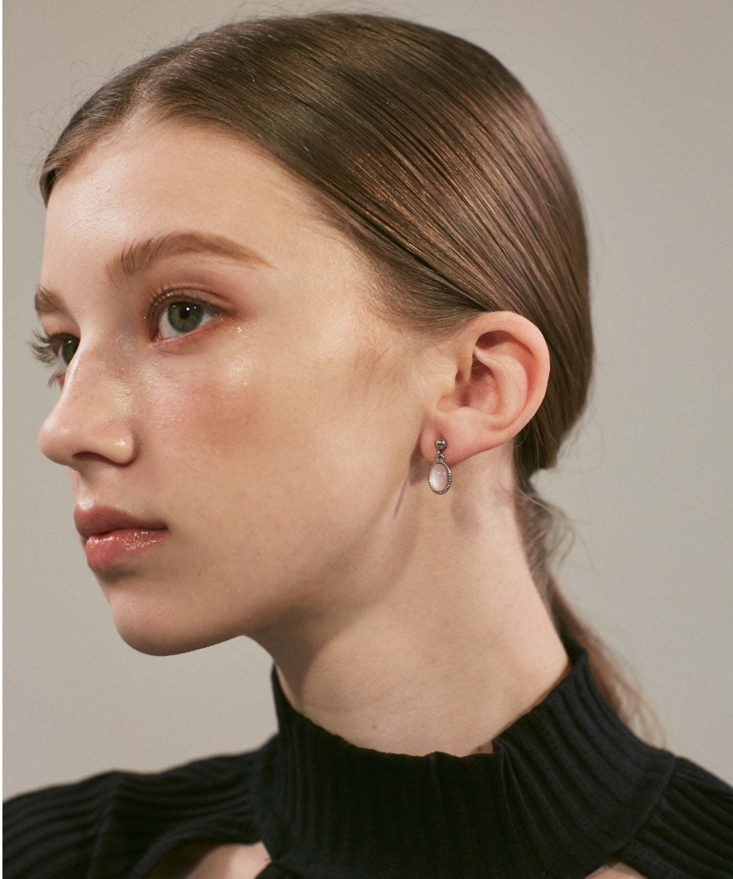 ciite' シーテ ピアス（両耳用） 【 金属アレルギー対応 】 オーバルカラーピアス サージカルステンレス (両耳用)