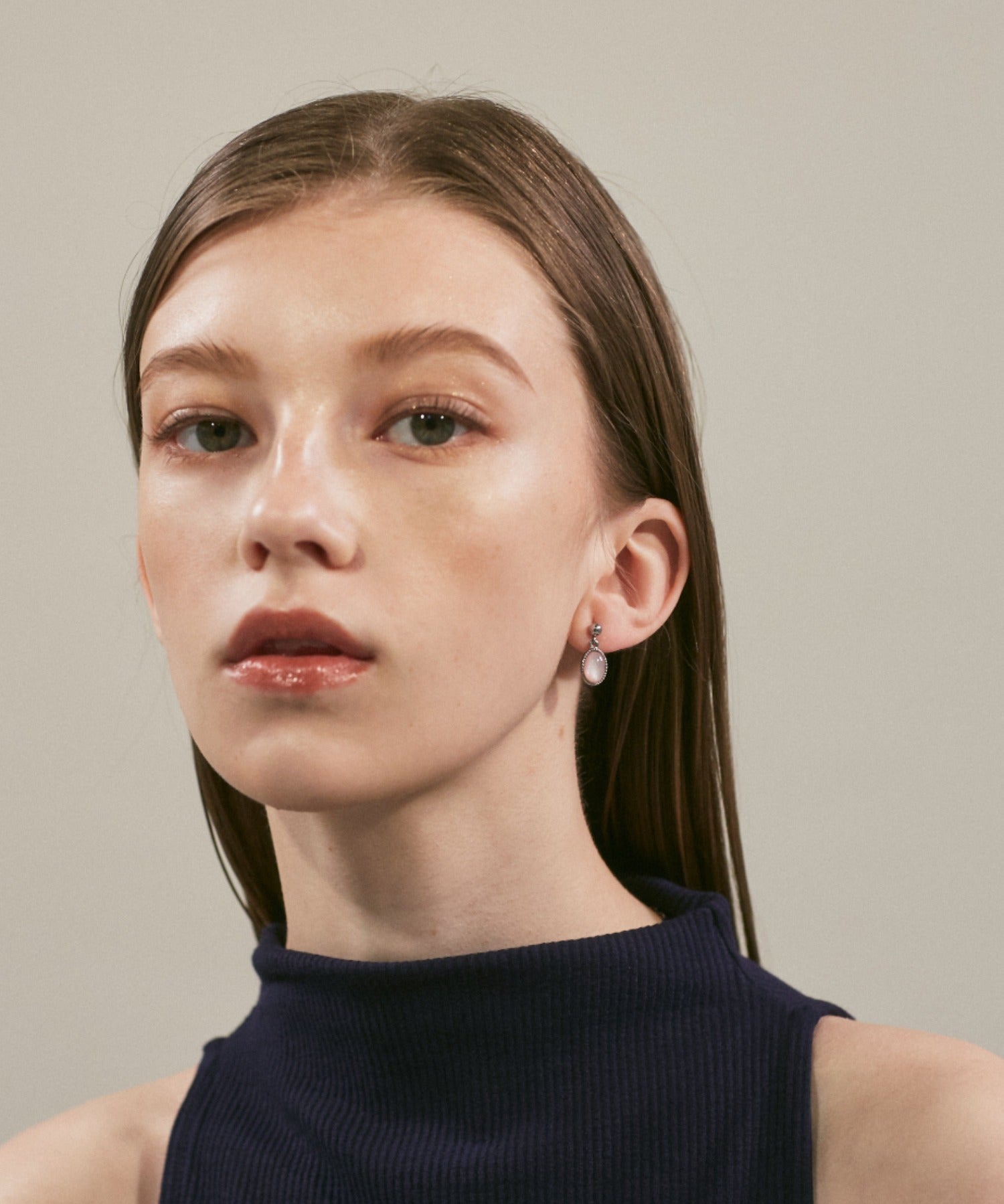 ciite' シーテ ピアス（両耳用） 【 金属アレルギー対応 】 オーバルカラーピアス サージカルステンレス (両耳用)