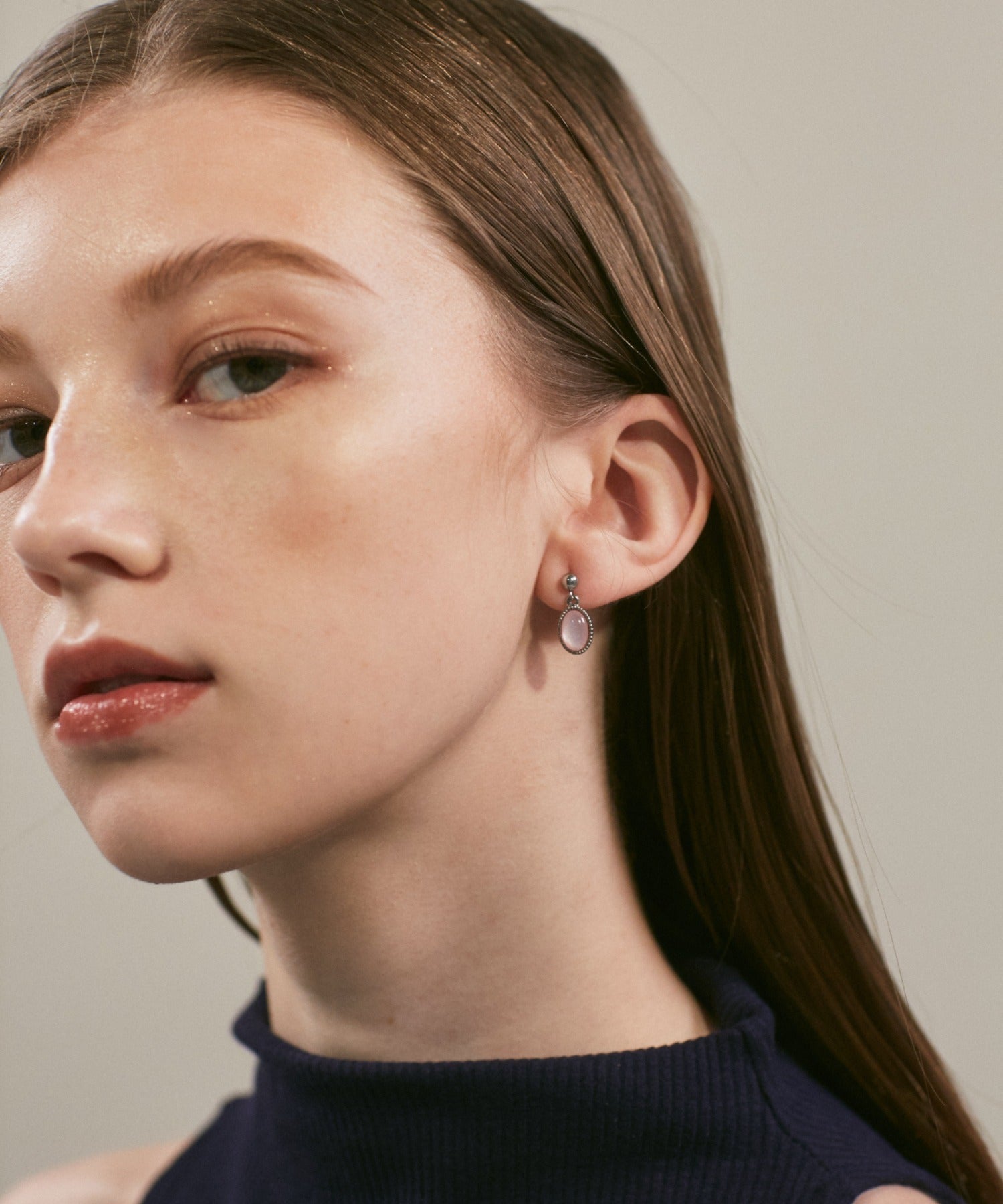 ciite' シーテ ピアス（両耳用） 【 金属アレルギー対応 】 オーバルカラーピアス サージカルステンレス (両耳用)