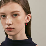 ciite' シーテ ピアス（両耳用） 【 金属アレルギー対応 】 オーバルカラーピアス サージカルステンレス (両耳用)