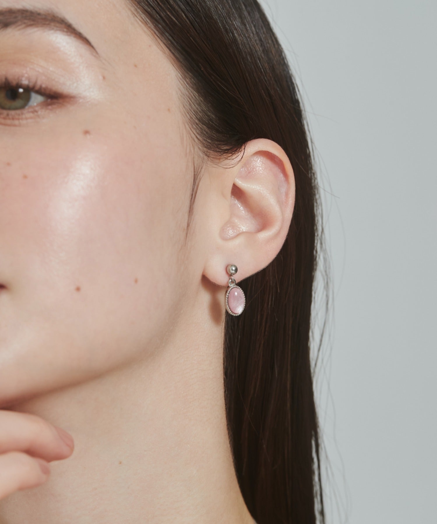 ciite' シーテ ピアス（両耳用） 【 金属アレルギー対応 】 オーバルカラーピアス サージカルステンレス (両耳用)