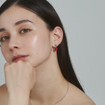 ciite' シーテ ピアス（両耳用） 【 金属アレルギー対応 】 オーバルカラーピアス サージカルステンレス (両耳用)