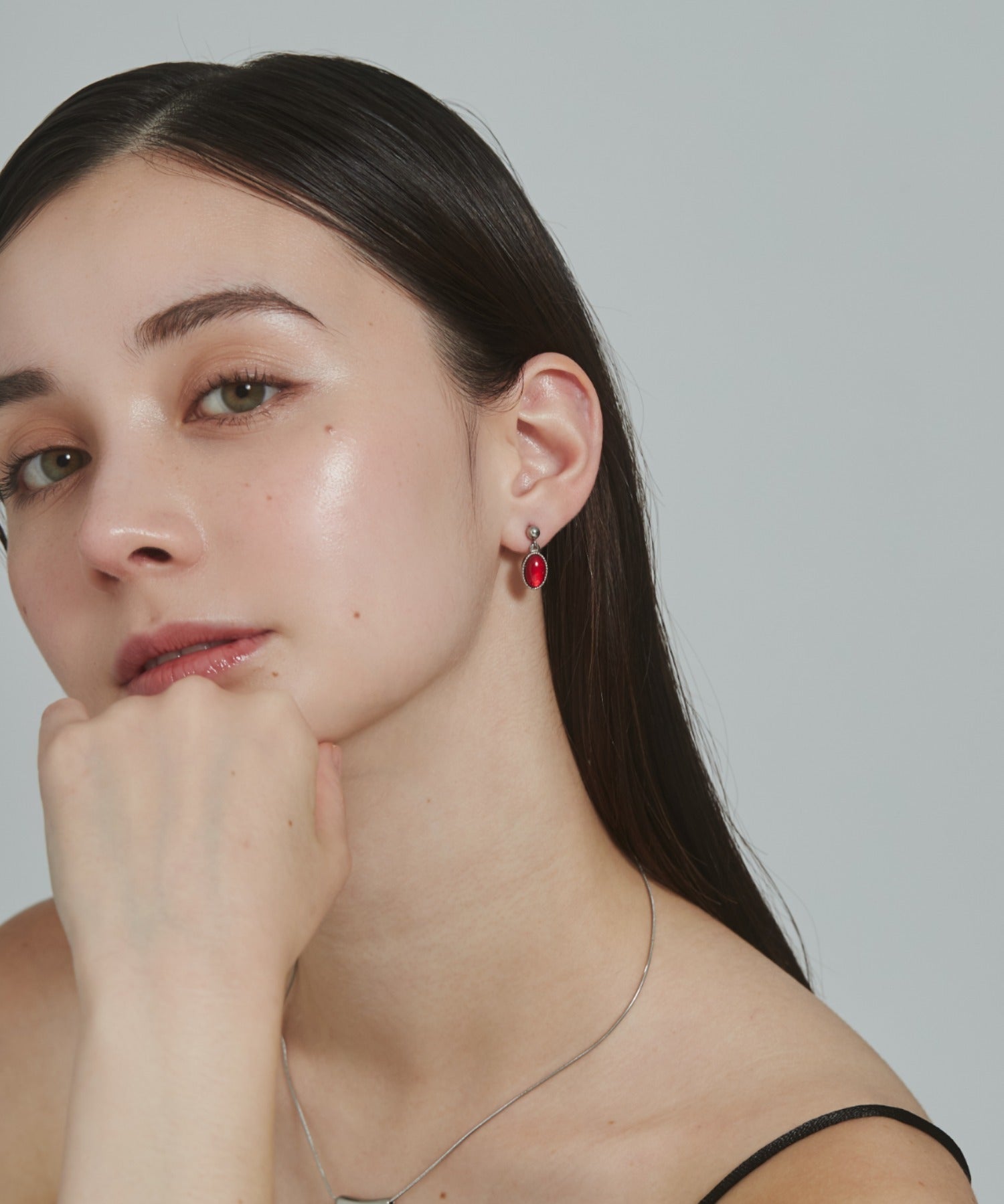 ciite' シーテ ピアス（両耳用） 【 金属アレルギー対応 】 オーバルカラーピアス サージカルステンレス (両耳用)