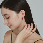 ciite' シーテ ピアス（両耳用） 【 金属アレルギー対応 】 オーバルカラーピアス サージカルステンレス (両耳用)