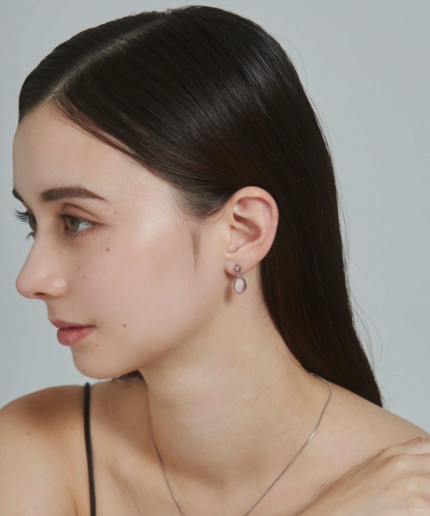 ciite' シーテ ピアス（両耳用） 【 金属アレルギー対応 】 オーバルカラーピアス サージカルステンレス (両耳用)