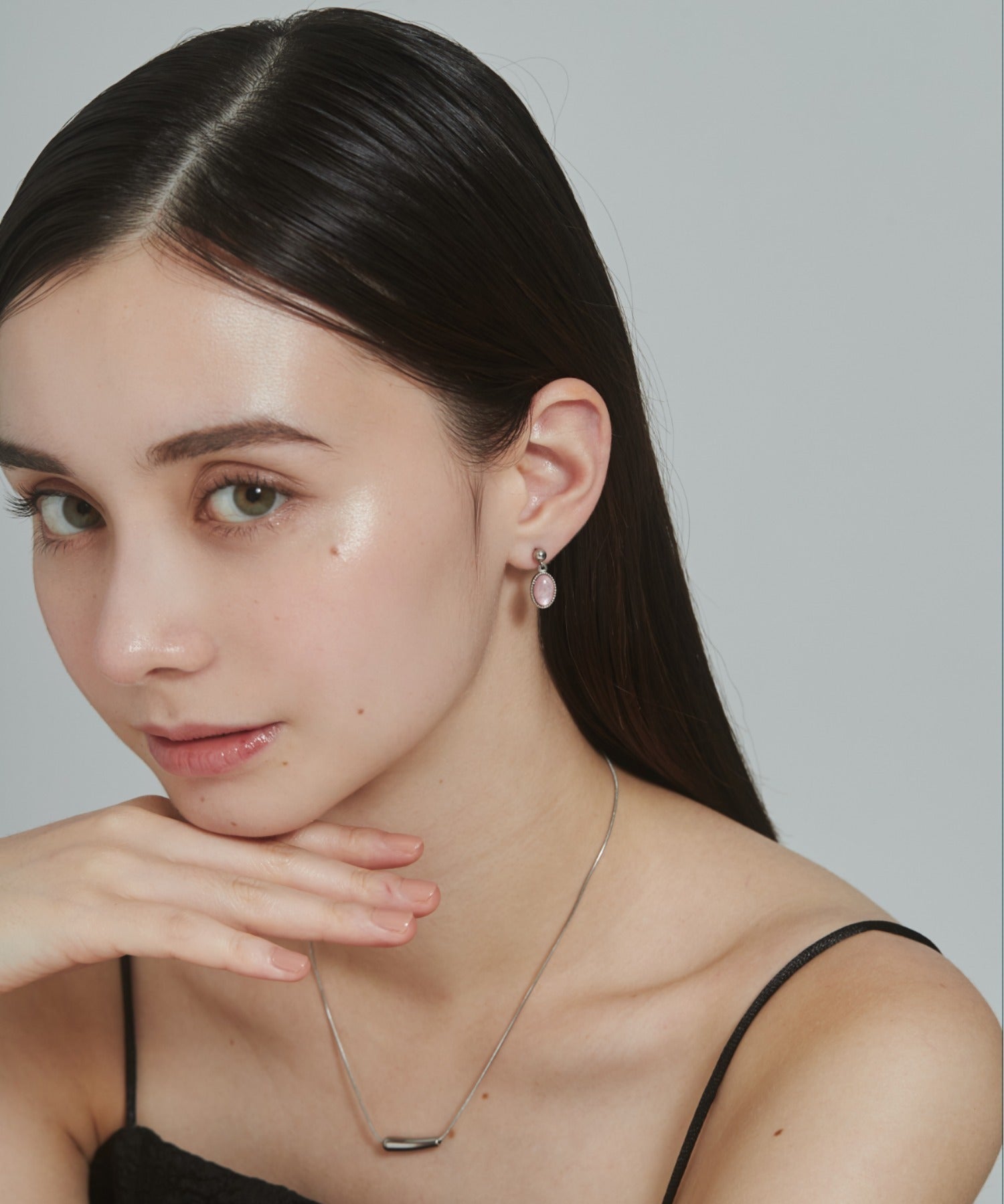 ciite' シーテ ピアス（両耳用） 【 金属アレルギー対応 】 オーバルカラーピアス サージカルステンレス (両耳用)