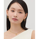 ciite' シーテ ネックレス 【 金属アレルギー対応 】 ビジューハートネックレス サージカルステンレス