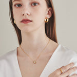 ciite' シーテ ネックレス 【 金属アレルギー対応 】 パールネックレス サージカルステンレス