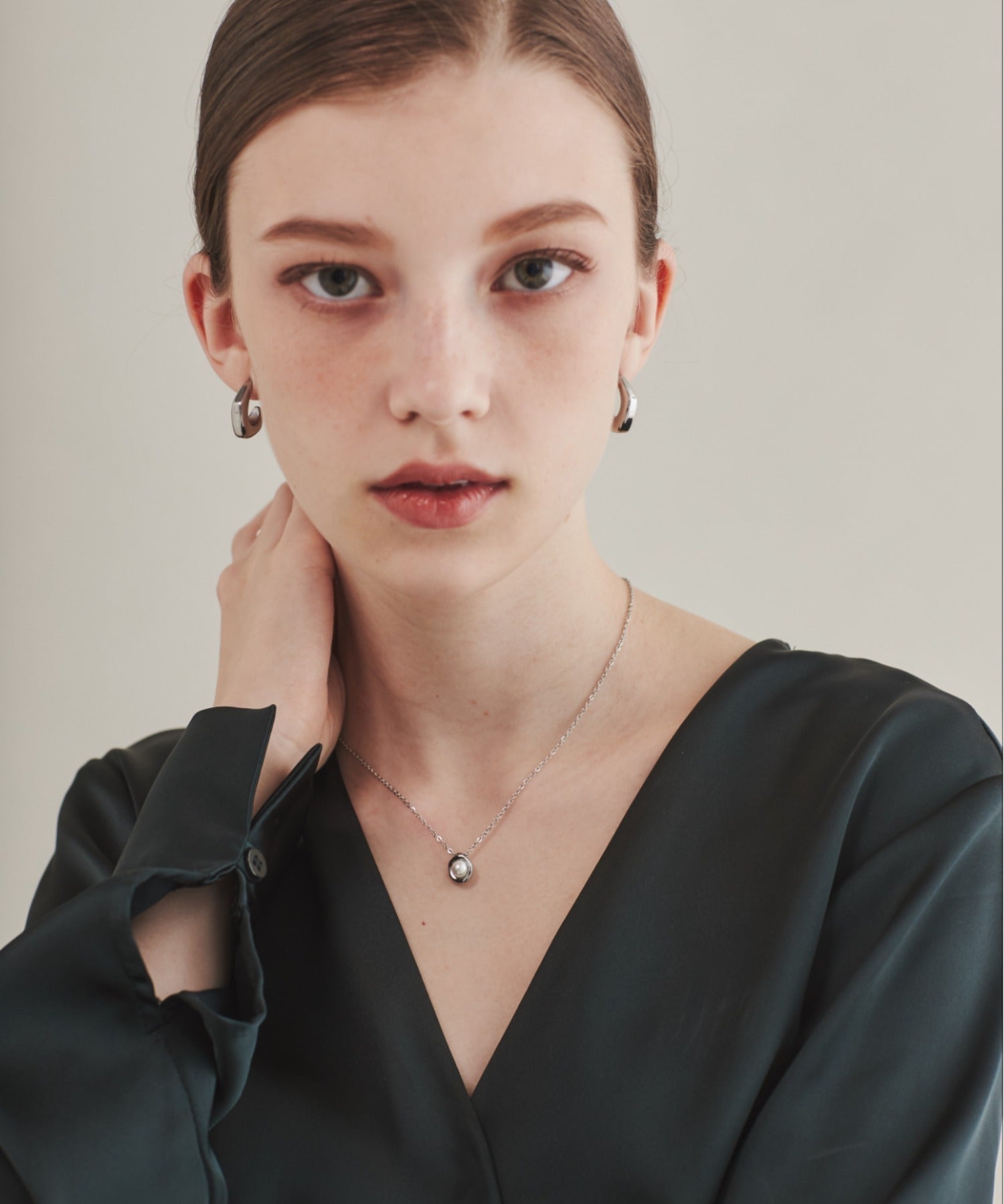 ciite' シーテ ネックレス 【 金属アレルギー対応 】 パールネックレス サージカルステンレス