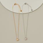 ciite' シーテ ネックレス 【 金属アレルギー対応 】 パールネックレス サージカルステンレス