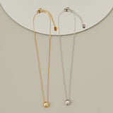 ciite' シーテ ネックレス 【 金属アレルギー対応 】 パールネックレス サージカルステンレス