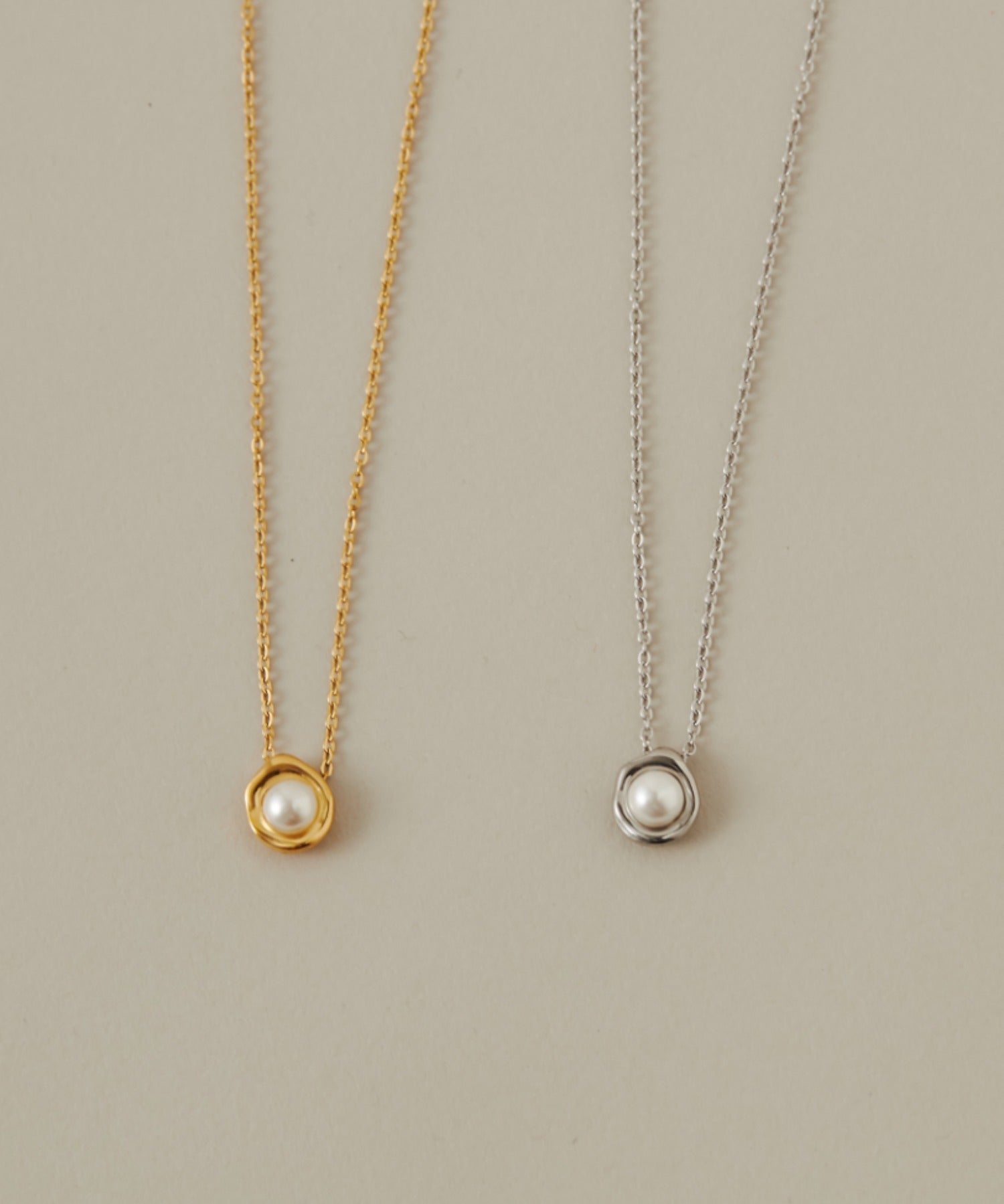 ciite' シーテ ネックレス 【 金属アレルギー対応 】 パールネックレス サージカルステンレス