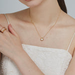 ciite' シーテ ネックレス 【 金属アレルギー対応 】 パールネックレス サージカルステンレス