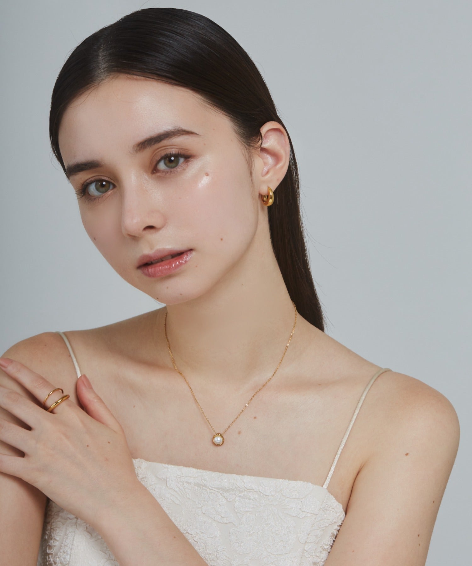 ciite' シーテ ネックレス 【 金属アレルギー対応 】 パールネックレス サージカルステンレス