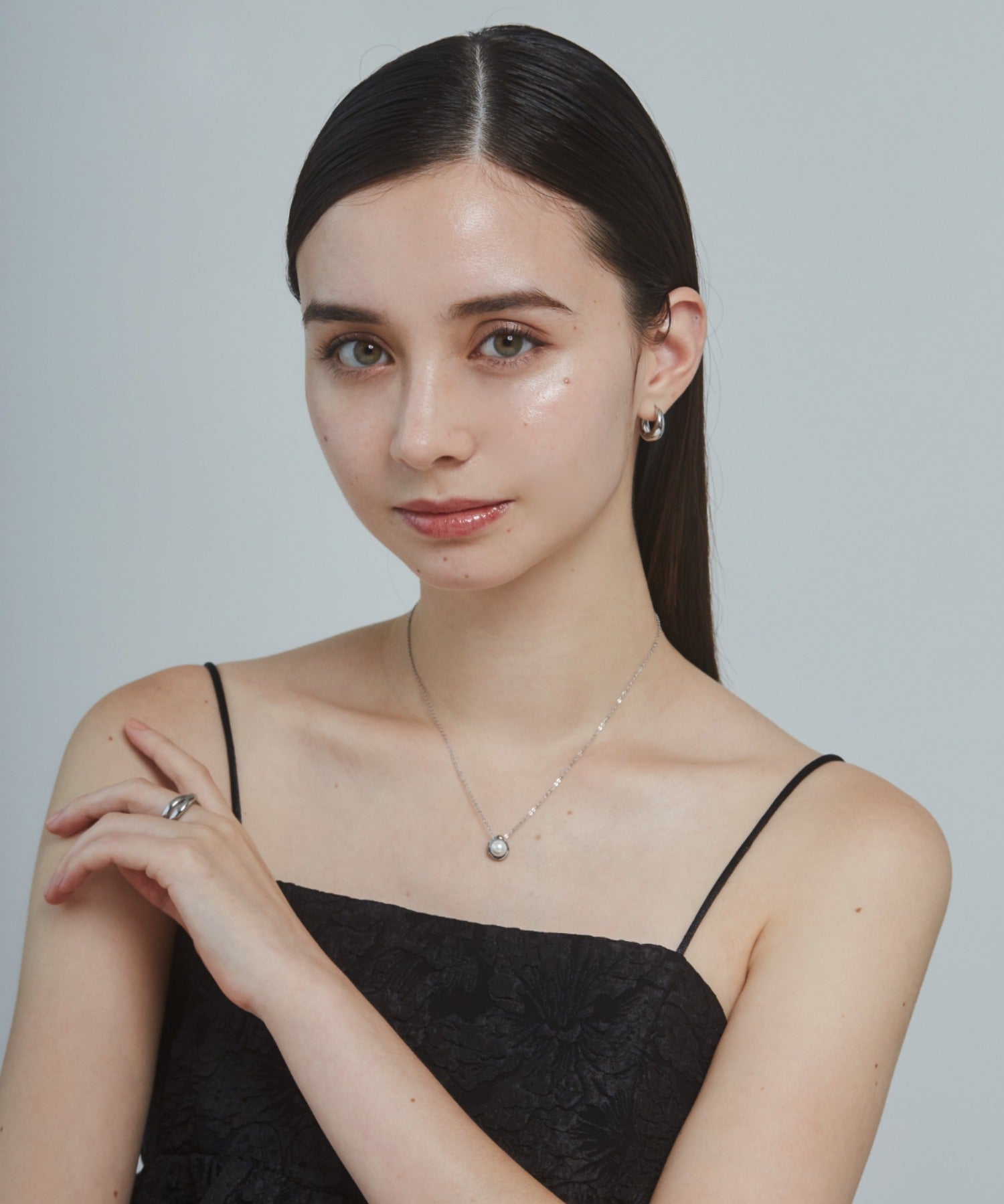 ciite' シーテ ネックレス 【 金属アレルギー対応 】 パールネックレス サージカルステンレス