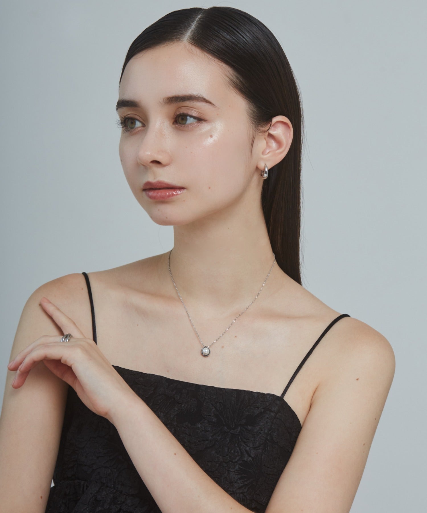 ciite' シーテ ネックレス 【 金属アレルギー対応 】 パールネックレス サージカルステンレス