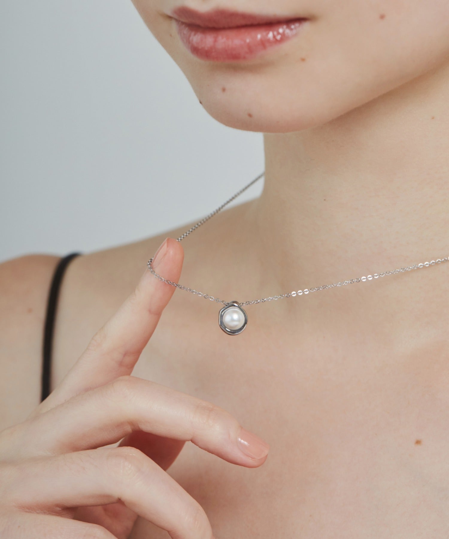 ciite' シーテ ネックレス 【 金属アレルギー対応 】 パールネックレス サージカルステンレス