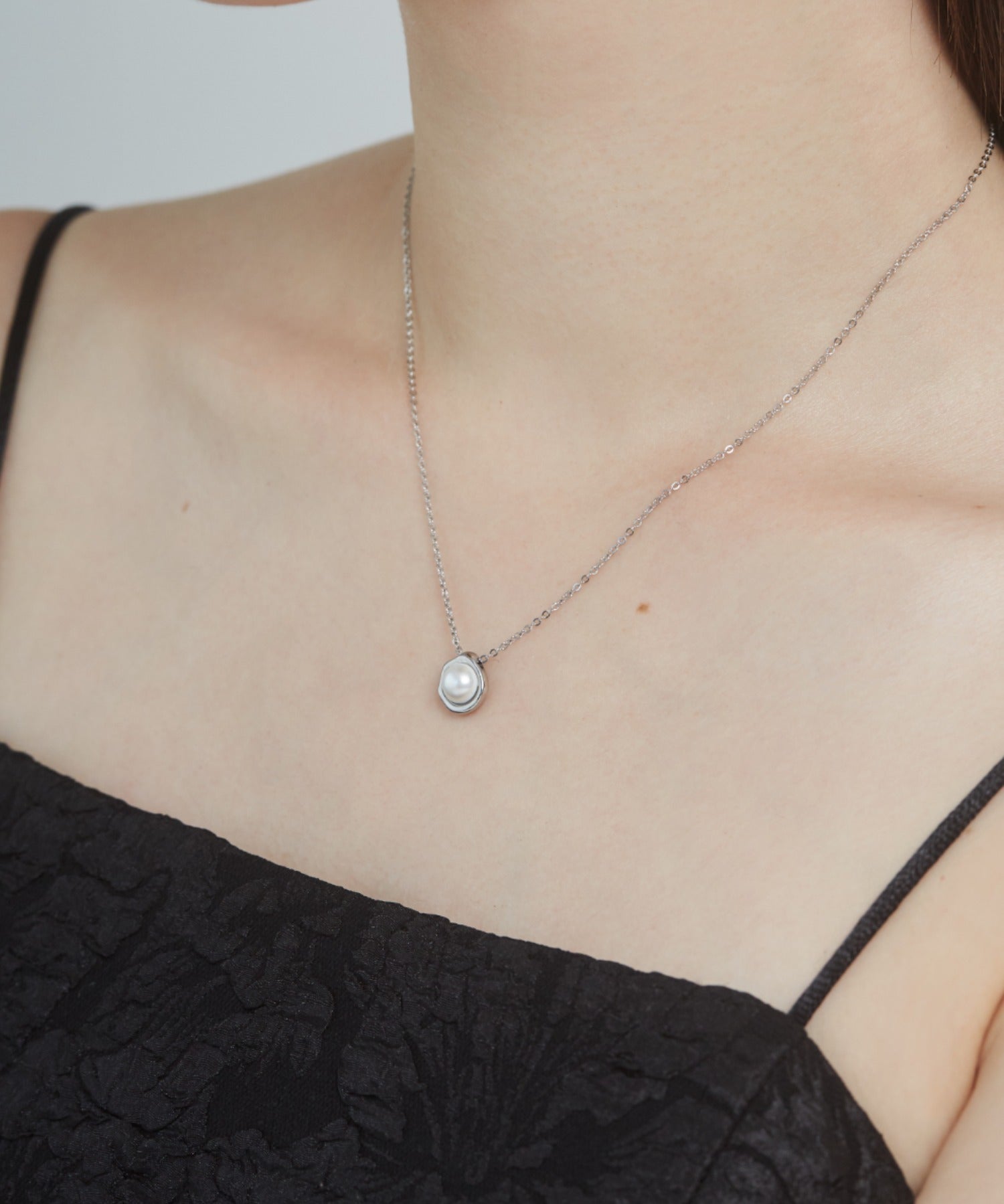 ciite' シーテ ネックレス 【 金属アレルギー対応 】 パールネックレス サージカルステンレス