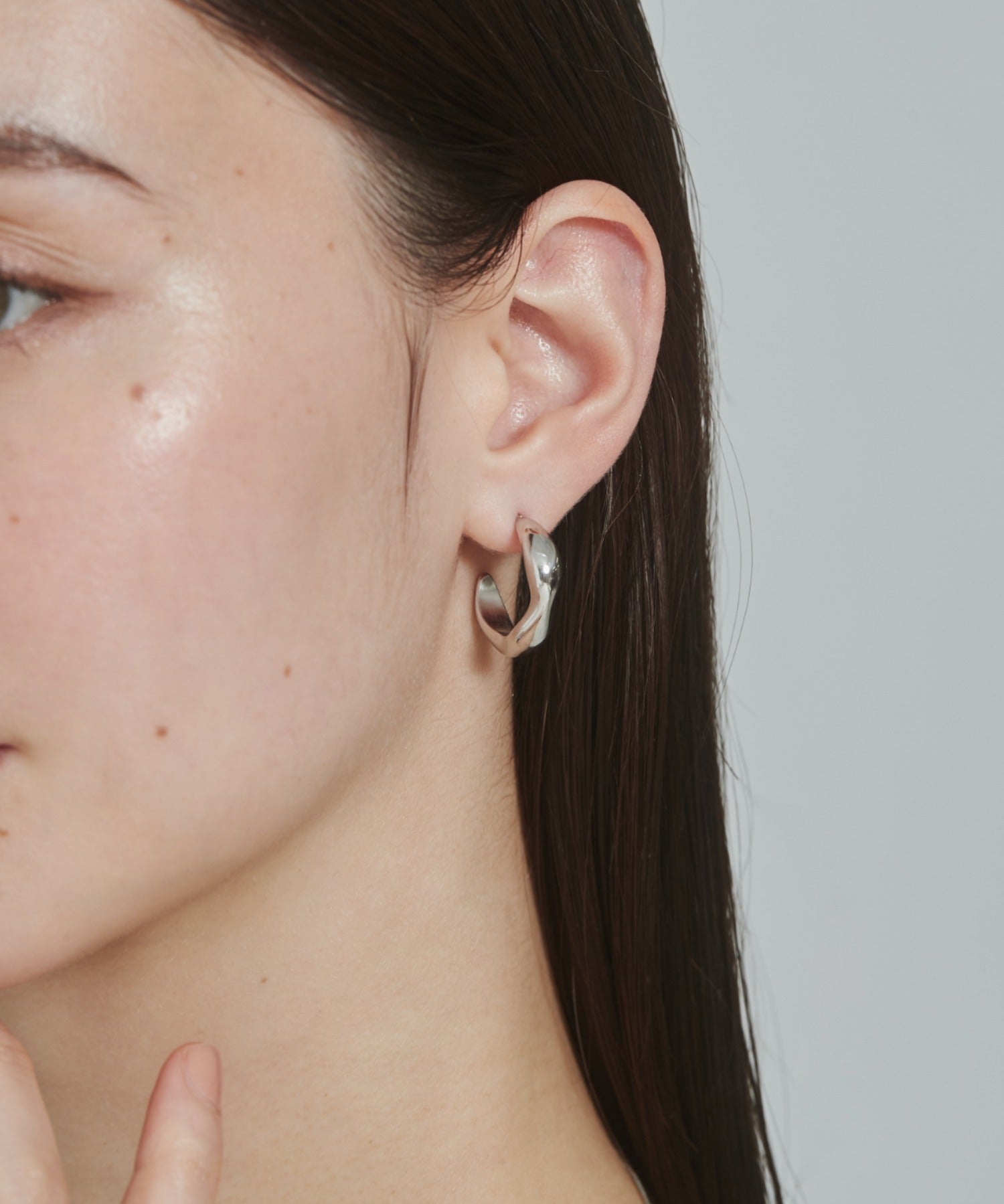 ciite' シーテ ピアス（両耳用） 【 金属アレルギー対応 】 ニュアンスピアス サージカルステンレス (両耳用) シルバー FREE