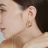 ciite' シーテ ピアス（両耳用） 【 金属アレルギー対応 】 ニュアンスピアス サージカルステンレス (両耳用) ゴールド FREE