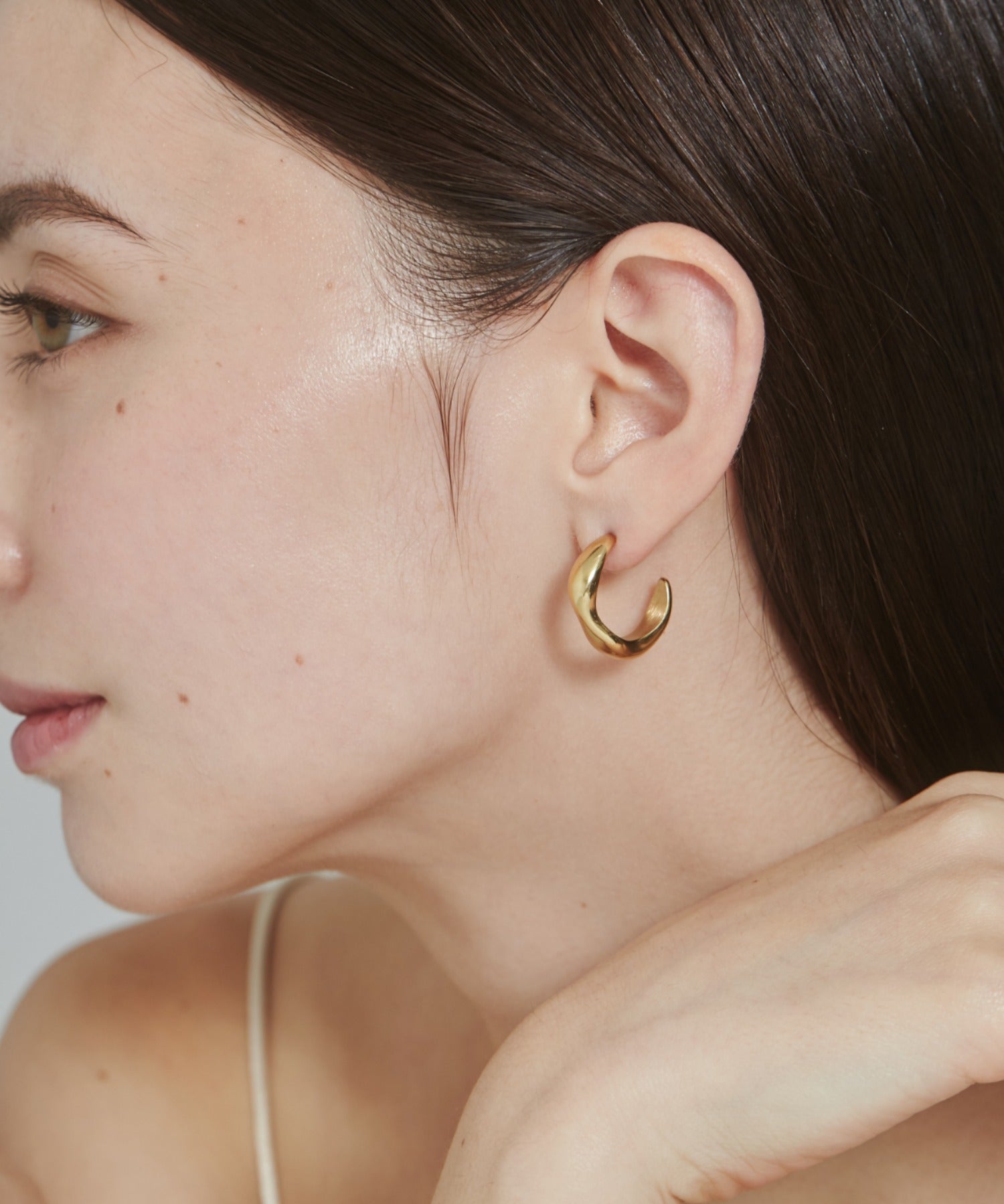 ciite' シーテ ピアス（両耳用） 【 金属アレルギー対応 】 ニュアンスピアス サージカルステンレス (両耳用) ゴールド FREE