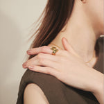 ciite' シーテ リング 【 金属アレルギー対応 】 モチーフリング サージカルステンレス