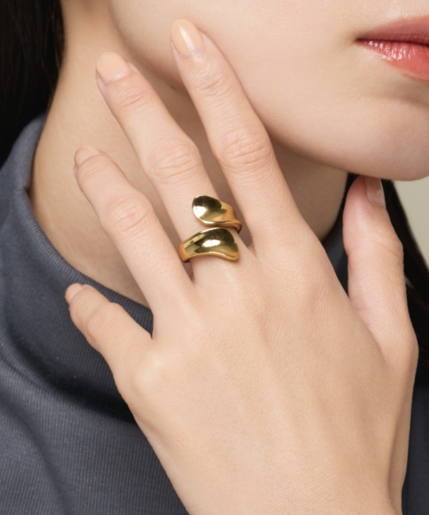 ciite' シーテ リング 【 金属アレルギー対応 】 モチーフリング サージカルステンレス