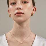 ciite' シーテ ネックレス 【 金属アレルギー対応 】 パールネックレス サージカルステンレス