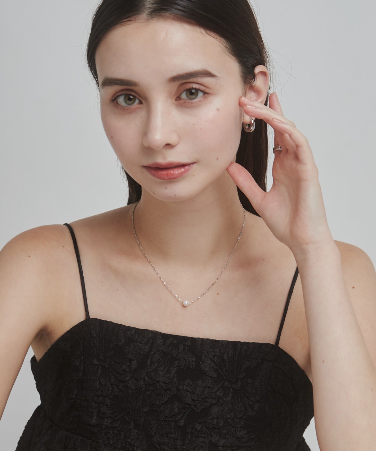 ciite' シーテ ネックレス 【 金属アレルギー対応 】 パールネックレス サージカルステンレス