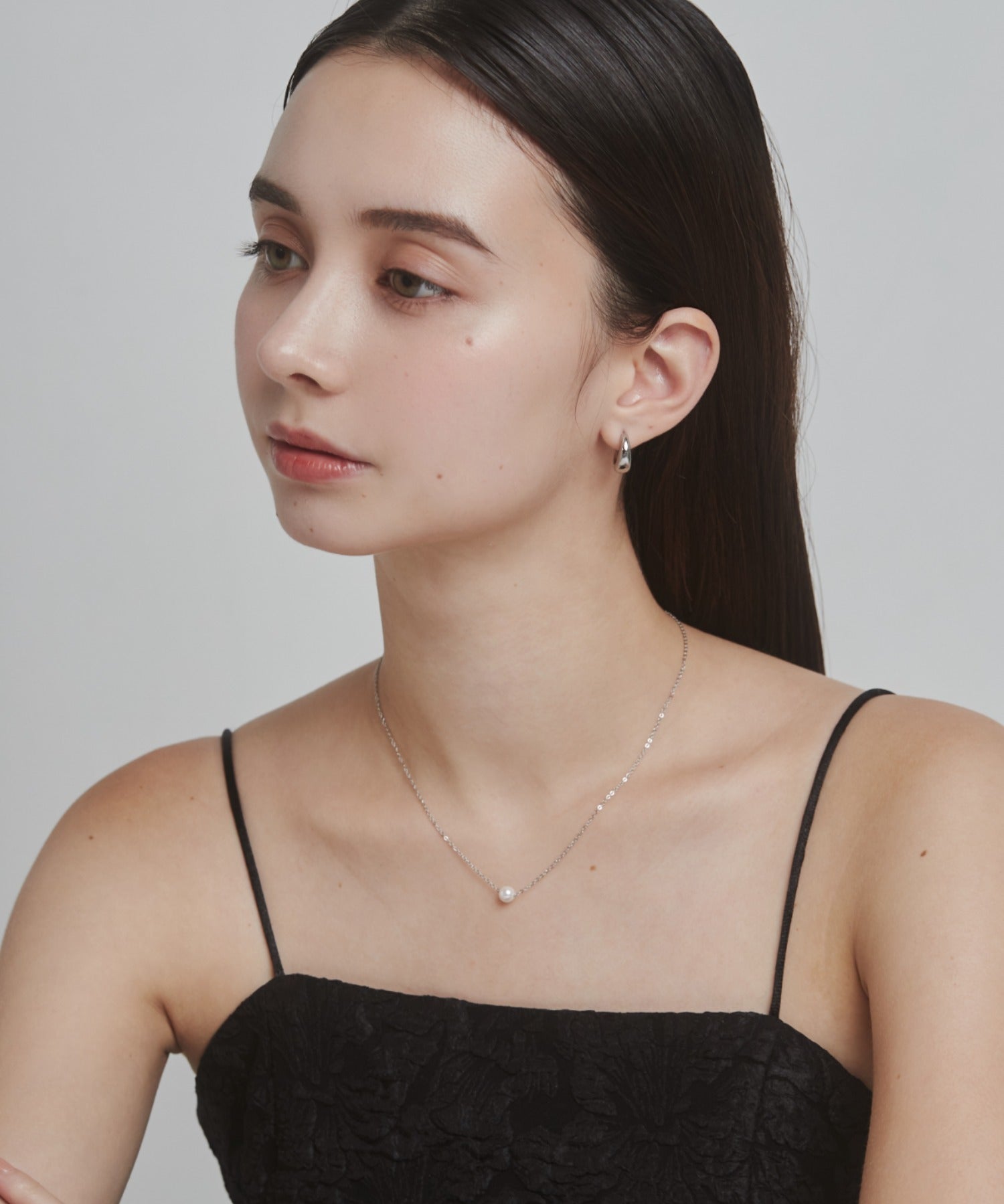 ciite' シーテ ネックレス 【 金属アレルギー対応 】 パールネックレス サージカルステンレス