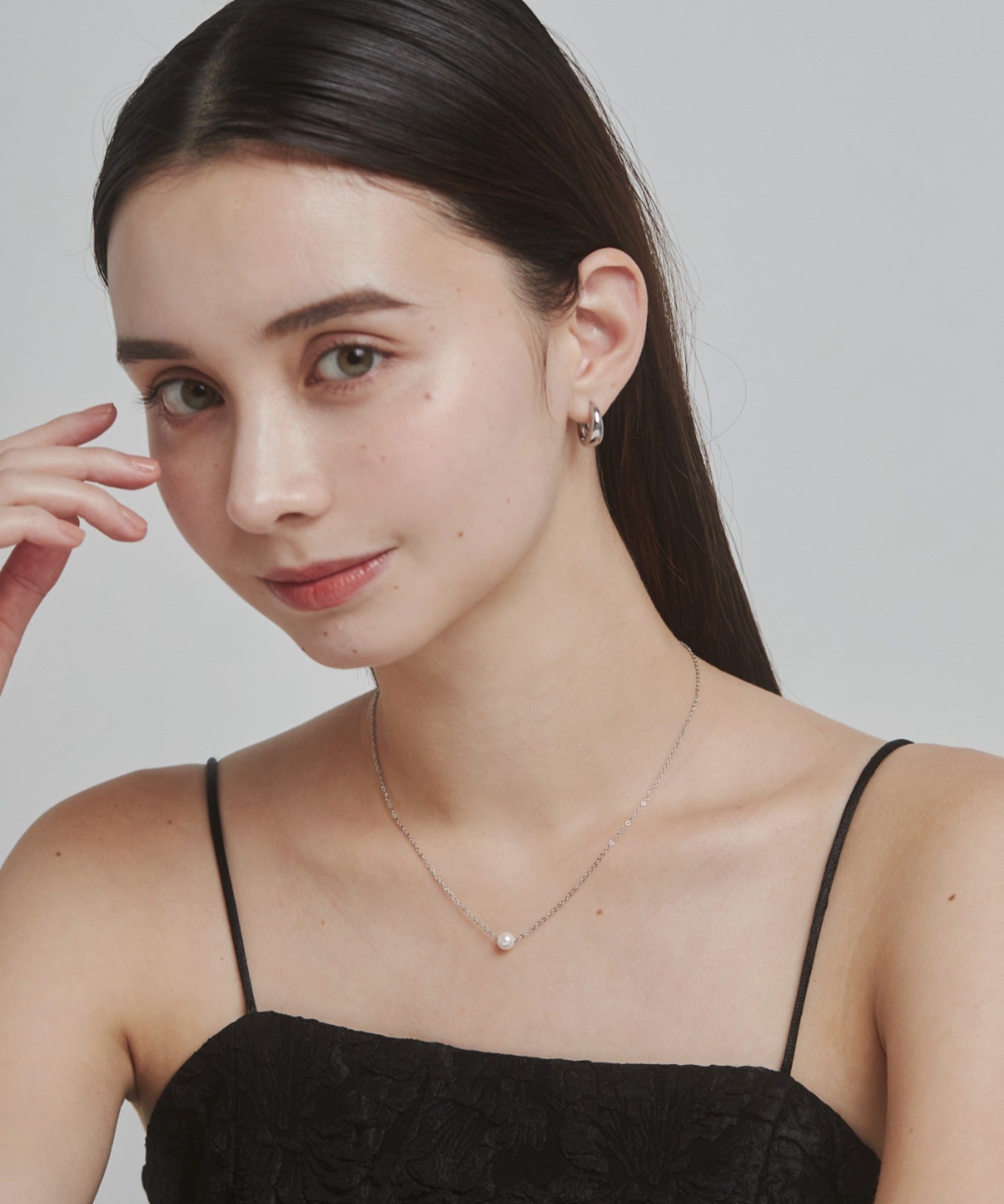 ciite' シーテ ネックレス 【 金属アレルギー対応 】 パールネックレス サージカルステンレス