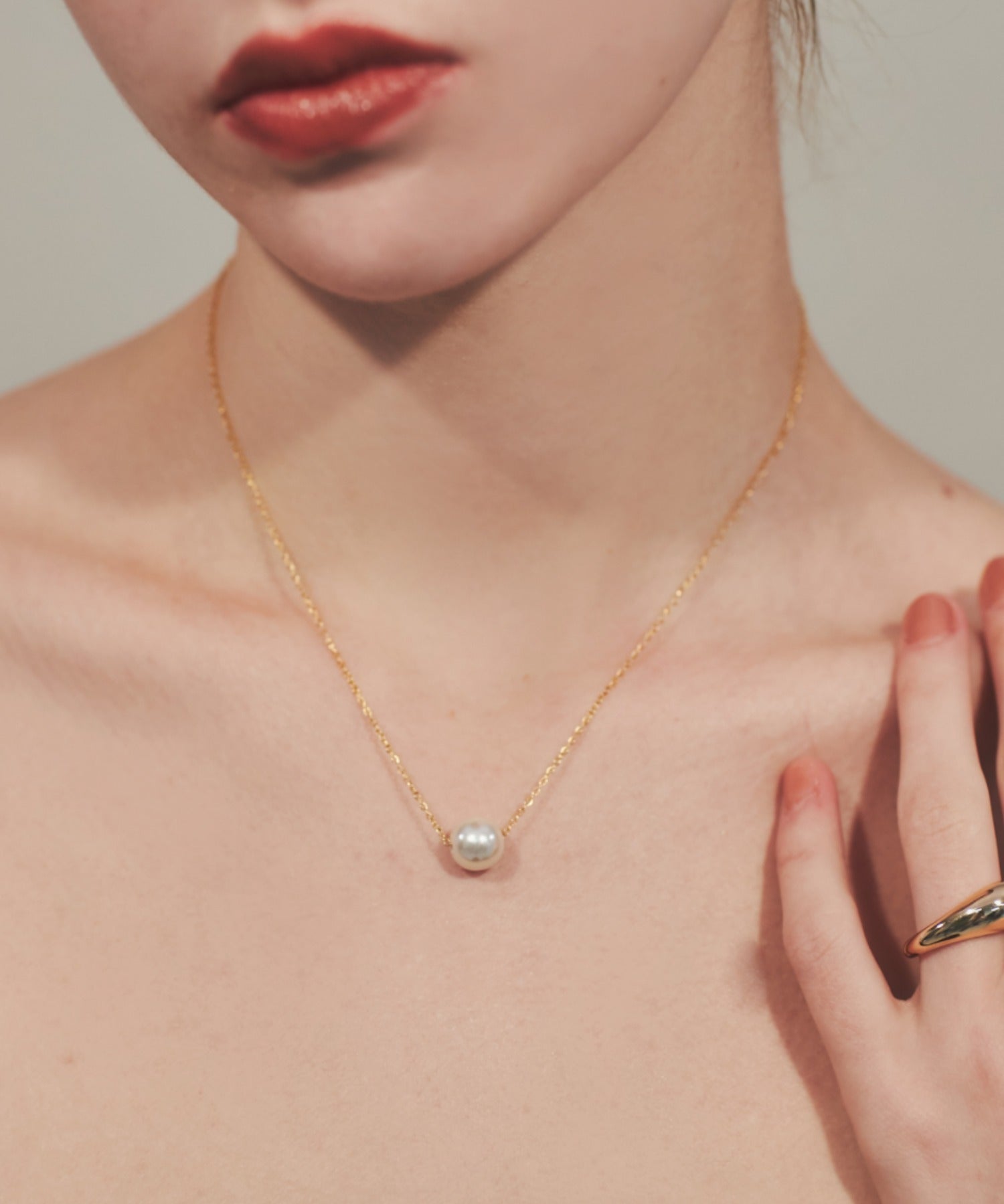 ciite' シーテ ネックレス 【 金属アレルギー対応 】 パールネックレス サージカルステンレス