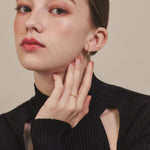 ciite' シーテ リング 【 金属アレルギー対応 】 デザインビジューリング サージカルステンレス