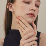 ciite' シーテ リング 【 金属アレルギー対応 】 デザインビジューリング サージカルステンレス