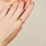 ciite' シーテ リング 【 金属アレルギー対応 】 パールモチーフリング サージカルステンレス