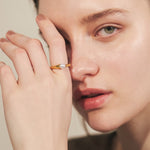 ciite' シーテ リング 【 金属アレルギー対応 】 パールモチーフリング サージカルステンレス