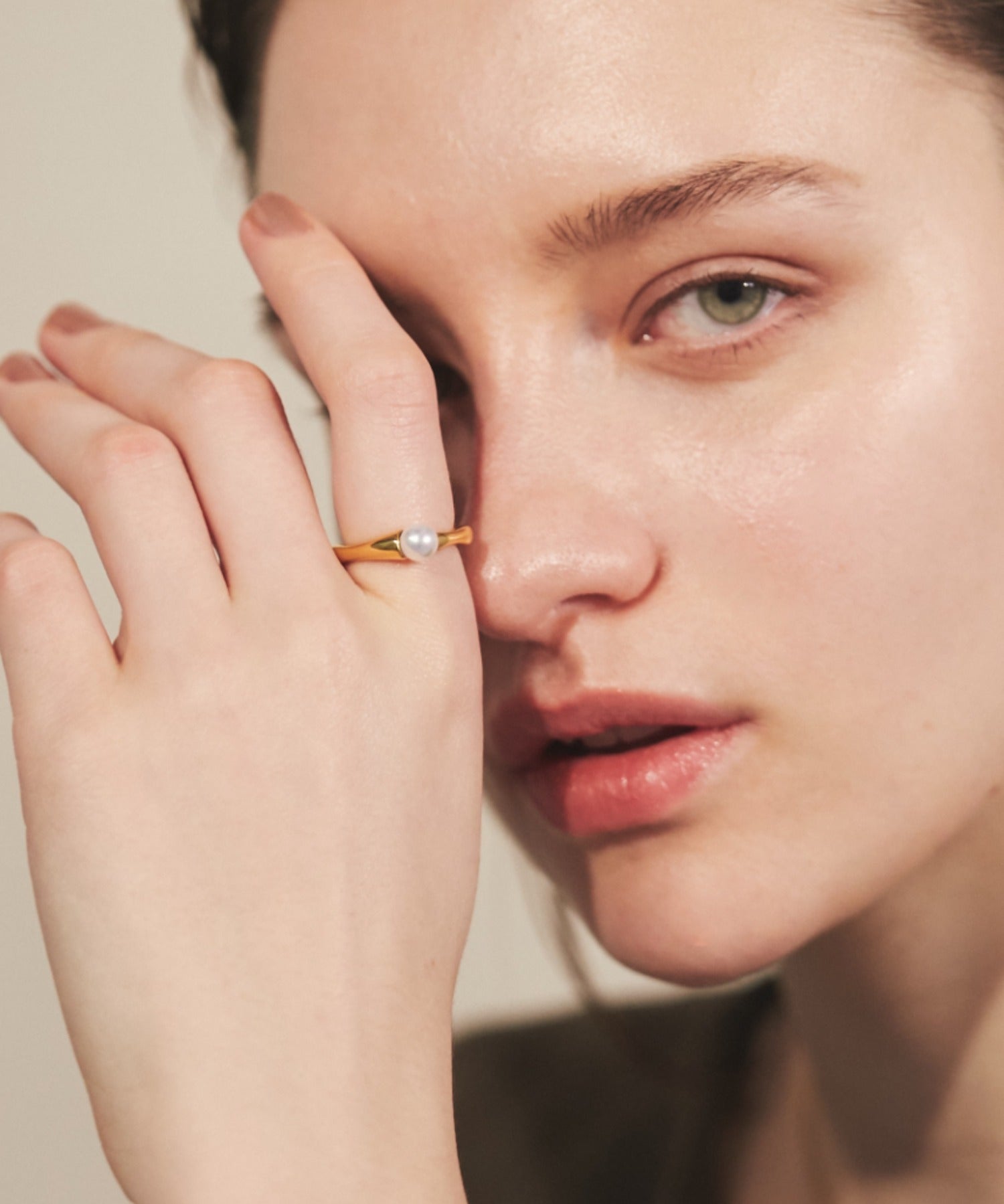 ciite' シーテ リング 【 金属アレルギー対応 】 パールモチーフリング サージカルステンレス